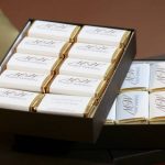Box of brand chocolate bars